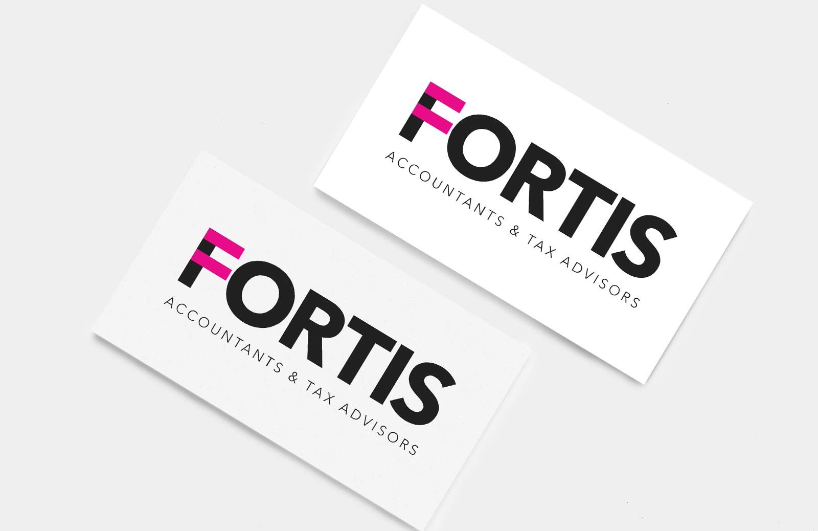 Fortis Accountancy business card design